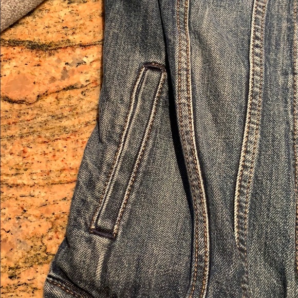 Express jeans denim mixed jacket - Picture 2 of 5